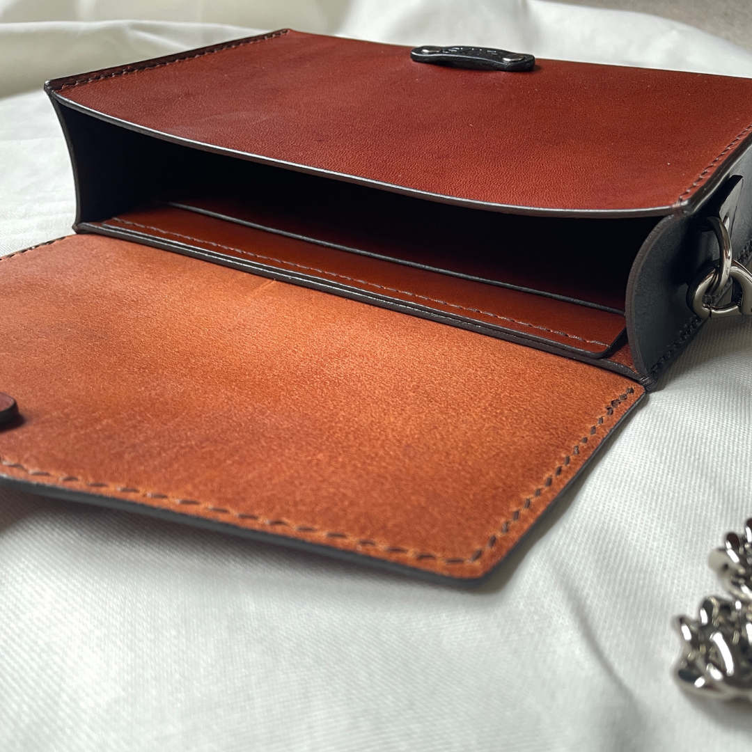 The Classy Zoe-Brown with Black
