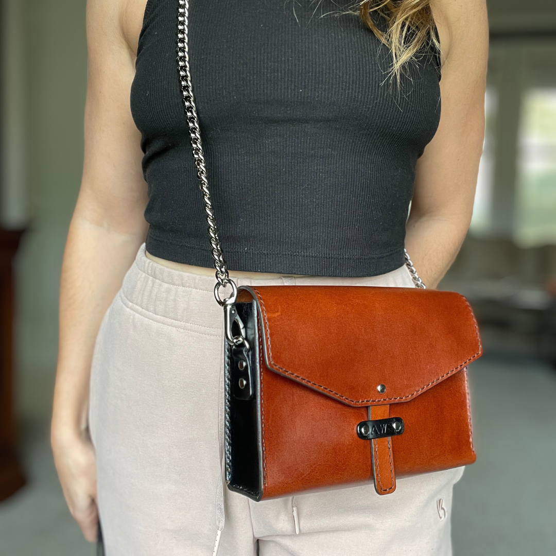 The Classy Zoe-Brown with Black