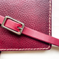 full grain leather crossbody wallet