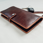 Leather Crossbody Wallet - Light Brown